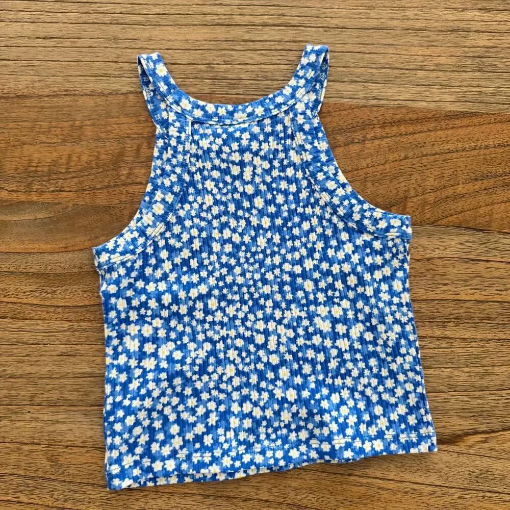Old Navy Toddler Girl Flower Tank - Size 2T